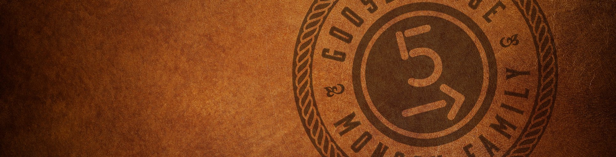 5 Arrow Faux leather graphic with a 5 Arrow logo stamp.